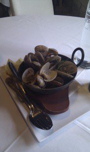 Almejas en salsa limon