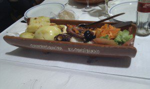 Pulpo a la brasa