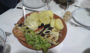 Bacalao a la brasa