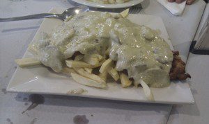 Escalope salsa champiñones