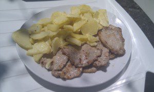 lomo con patatas