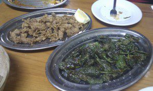 Pimientos y puntillas