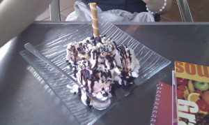 Heladeria Playa de Sada. Sada. 9 Helado tres chocolates