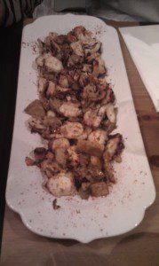 Pulpo con setas