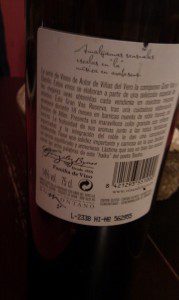Viñas del Vero Gran Vos