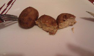 Croquetas melosas de lubrigante gallego
