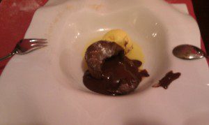 coulant de chocolate