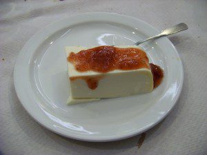 tarta cuajada  Casa Cazoleiro