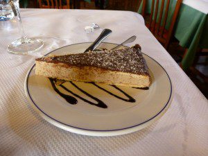tarta castañas Restaurante Cantabrico