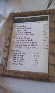 Hotel Piornedo, Ancares. Cervantes. Lugo. 9 Carta Hotel Piornedo
