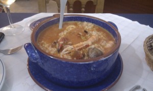 Restaurante Aguieira. A Coruña. (Nueva gerencia) 2 Arroz aguieira