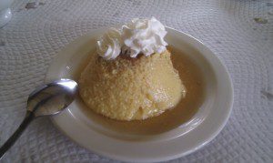 Flan huevo O Bacelo de Mari