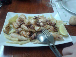 Taberna O Mexillón. Carballo. 10 Chipirones O mexillon