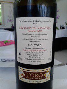 Mirador del Ermitage, La Bañeza. León 13 vino toro ermitage
