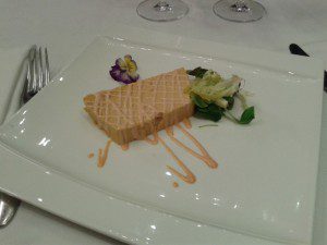 Artabria. A Coruña. 5 Pastel centolla y erizos
