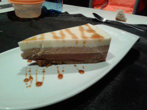 Casa Amando, As Somozas. A Coruña. 9 tarta tres chocolates