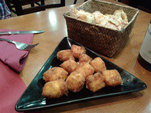 croquetas iberico o cafe da vaca