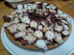 Os Cen Pasos, Pontedeume. A Coruña. 4 Pulpo Cen Pasos