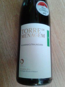 Torre de Menagem 2013, Vinho Verde. Subzona Monçao e Melgaço. 1 Torre Menagem 2013