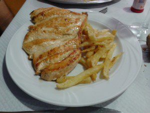 San Carrodio, Santiago de Compostela. A Coruña. 7 Filete pollo San Carrodio