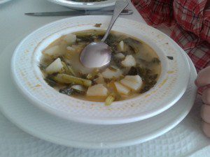 Restaurante Moneda, O Cádavo, Baleira. Lugo. 5 Caldo Restaurante Moneda