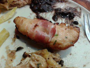 Pavo con bacon