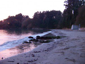 Molino de marea y playa de Río Castro, Limodre. Fene. A Coruña. 19 Rio Sandeo