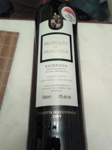 Marqués de Marialva 2009. D.O.C. Bairrada. Portugal 1 Marques de Marialva 2009