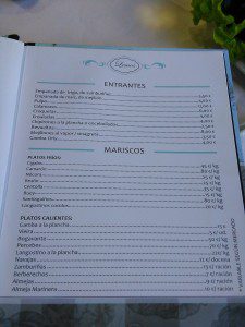 Casa Lemos, Fortóns. Redondela. Pontevedra. 2 Menu Casa Lemos