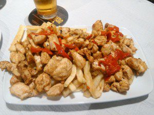 O Sampaio. A Coruña. 2 Raxo pollo O Sampaio