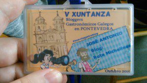 V Xuntanza de Bloggers Gastrónomicos de Pontevedra. 1 V Xuntanza de Bloggers Gastrónomicos de Pontevedra
