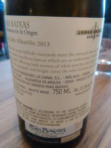 La Caña. D.O. Rías Baixas. Bodegas La Caña. 2 IMG_20160619_144626
